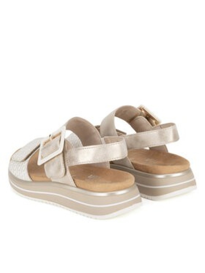 Remonte Sandały D1J53-90 Złoty