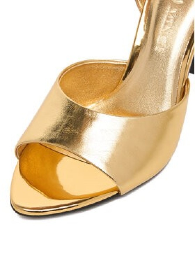 Eva Minge Sandały EO-FLORA-LT1605-6 Złoty