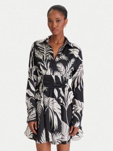 Guess Sukienka koktajlowa W5YK00 WF1T2 Zielony Regular Fit