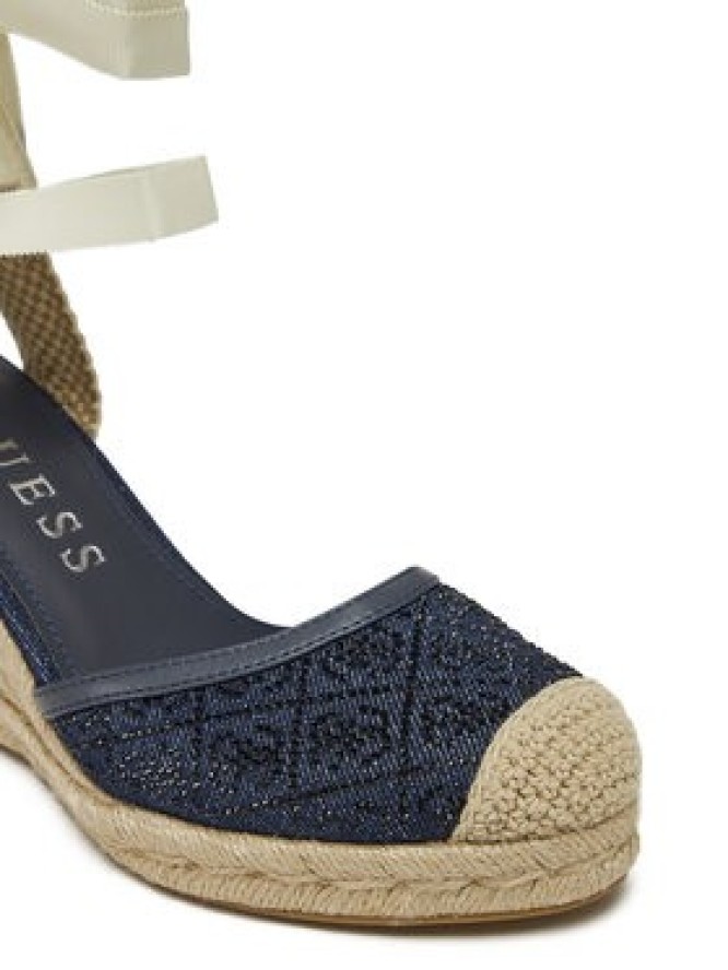 Guess Espadryle FLJCRN DEN04 Granatowy