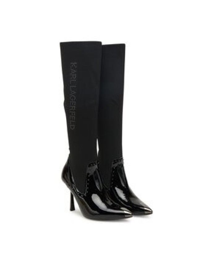 KARL LAGERFELD Kozaki KL31373 Czarny