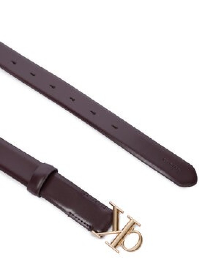 Calvin Klein Torebka Round Ck Buckle 30Mm Belt Smooth LV04F7074G Kremowy