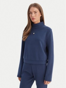 Guess Bluza V4YQ05 KCAY2 Granatowy Regular Fit