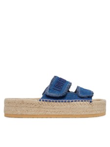 LOVE MOSCHINO Espadryle JA28383G0MJO5700 Niebieski