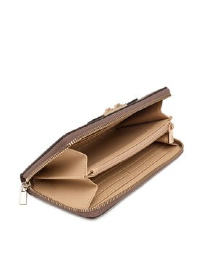 Guess Portfel Carmella Slg SWPD22 25146 Brązowy jasny