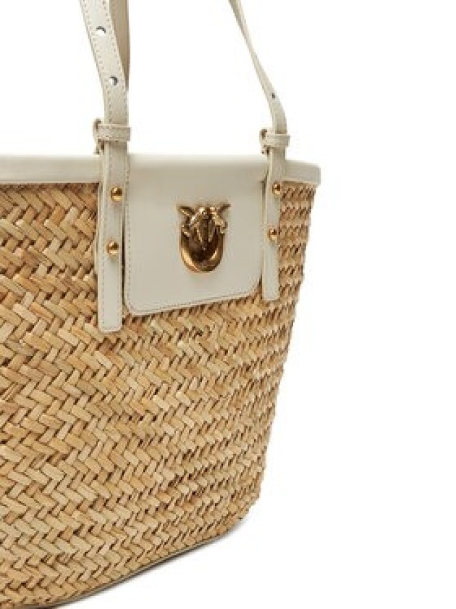PINKO Torebka Love Summer Basket PE 25 PLTT 103324 A1RL Beżowy