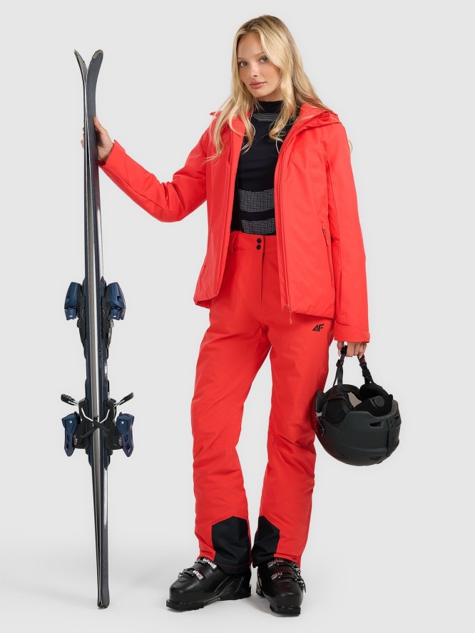 4F Kurtka narciarska membrana 5000 damska - czerwona L