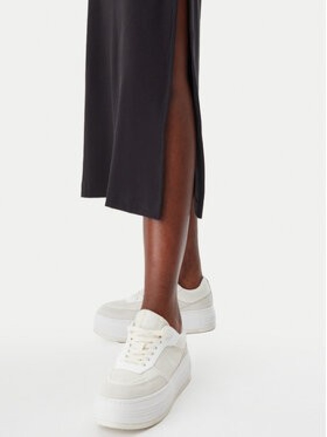 Calvin Klein Jeans Sukienka codzienna Monologo J20J225543 Czarny Regular Fit