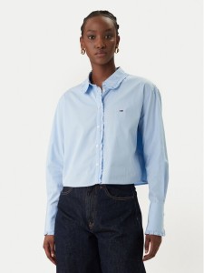 Tommy Jeans Koszula DW0DW22767 Błękitny Relaxed Fit