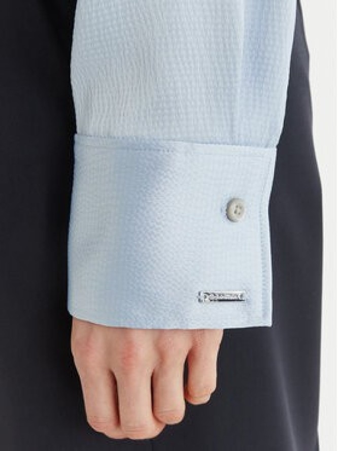 Calvin Klein Koszula LV044F129G Błękitny Regular Fit