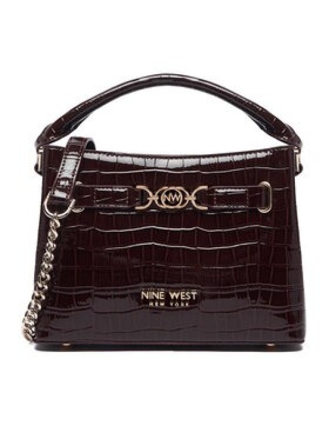 Nine West Torebka EO-CITY GRACE-LDA9420 CROCO Brązowy