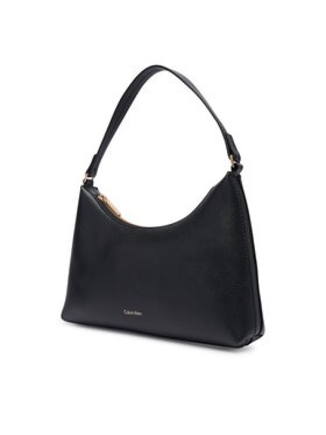 Calvin Klein Torebka Foil Logo Small Shoulder Bag LV04F3890G Czarny