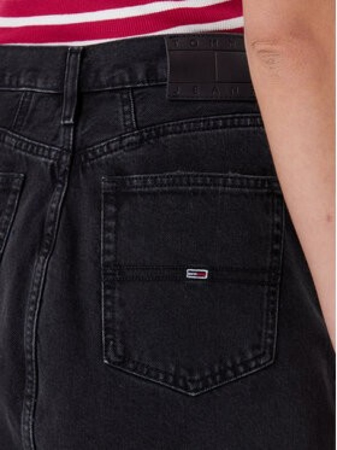 Tommy Jeans Spódnica jeansowa DW0DW21275 Czarny Mom Fit