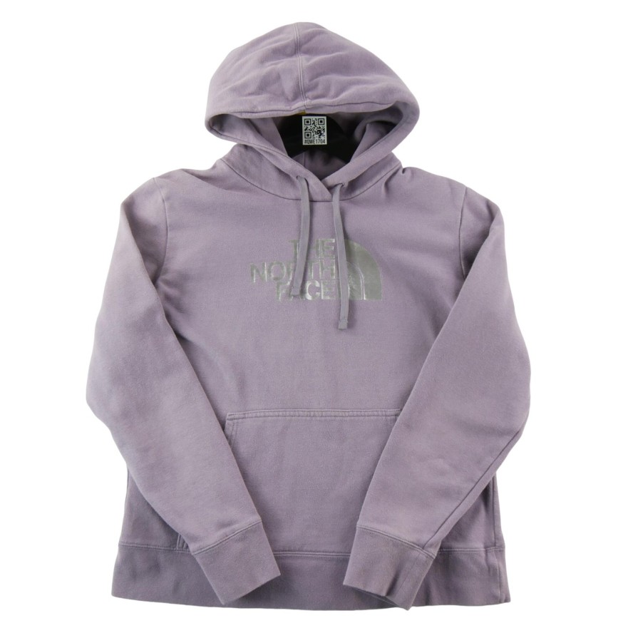 Second life - Bluza damska z kapturem The North Face fioletowa - Stan dobry