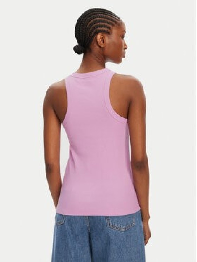 HUGO Top 50508857 Różowy Slim Fit