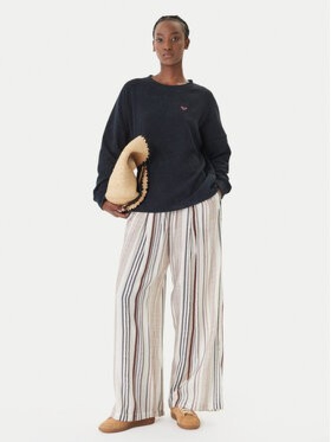 Roxy Bluzka Eastside Midweight ERJKT04381 Czarny Boxy Fit