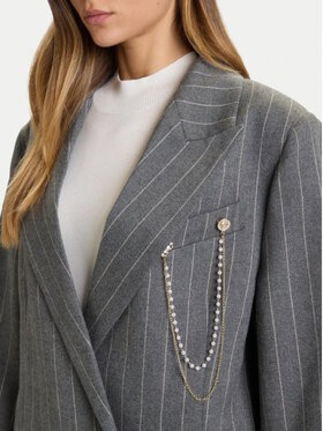 ViCOLO Marynarka TF0110 Szary Regular Fit