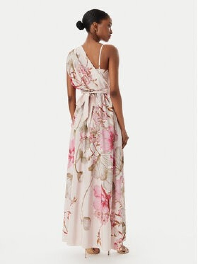 Rinascimento Sukienka wieczorowa CFC0019854002 Beżowy Regular Fit