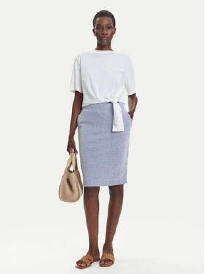 Olsen Spódnica ołówkowa 16001511 Niebieski Slim Fit