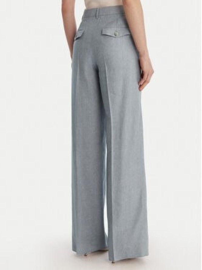 Marella Spodnie materiałowe Odino 2613131121 Błękitny Straight Fit