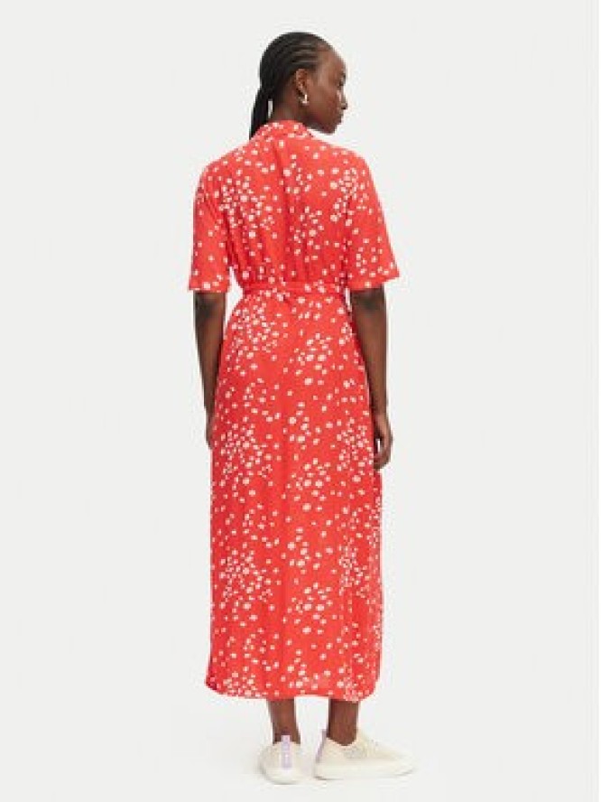 Roxy Sukienka koszulowa Island Escape ERJWD03865 Czerwony Regular Fit
