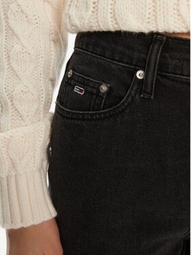 Tommy Jeans Jeansy Layla DW0DW19577 Czarny Straight Fit