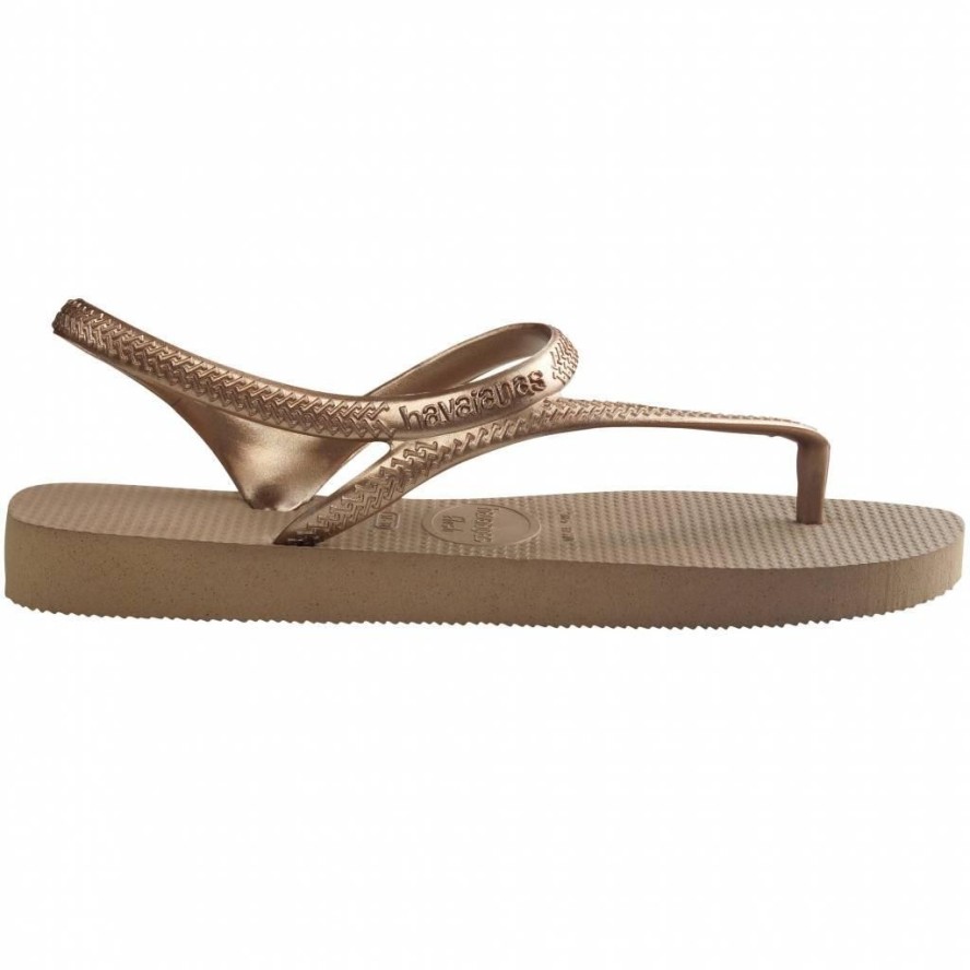 Klapki Havaianas Model Flash Urban Kolor Brąz