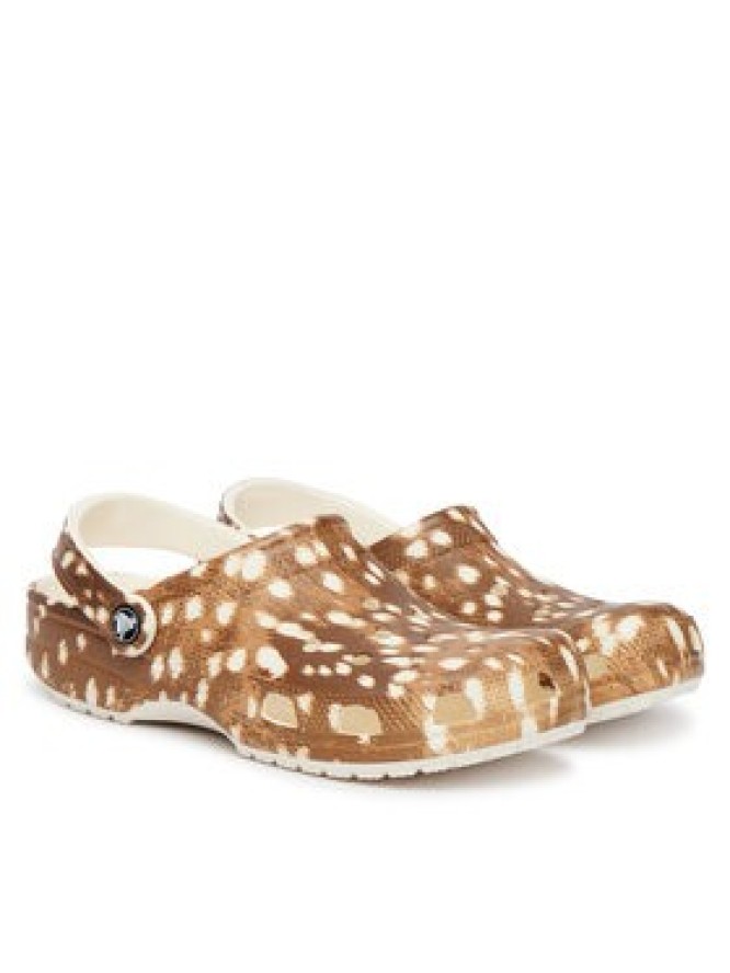 Crocs Klapki Classic Pop Animal Clogs 214153 Brązowy