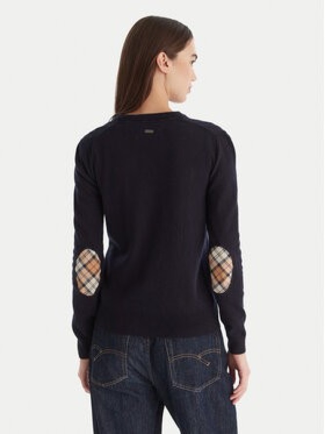 Barbour Kardigan Pendle LKN1076NY78 Granatowy Regular Fit