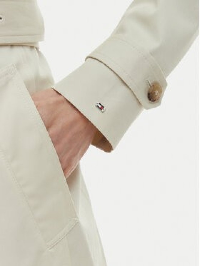 Tommy Hilfiger Trencz WW0WW48873 Beżowy Slim Fit