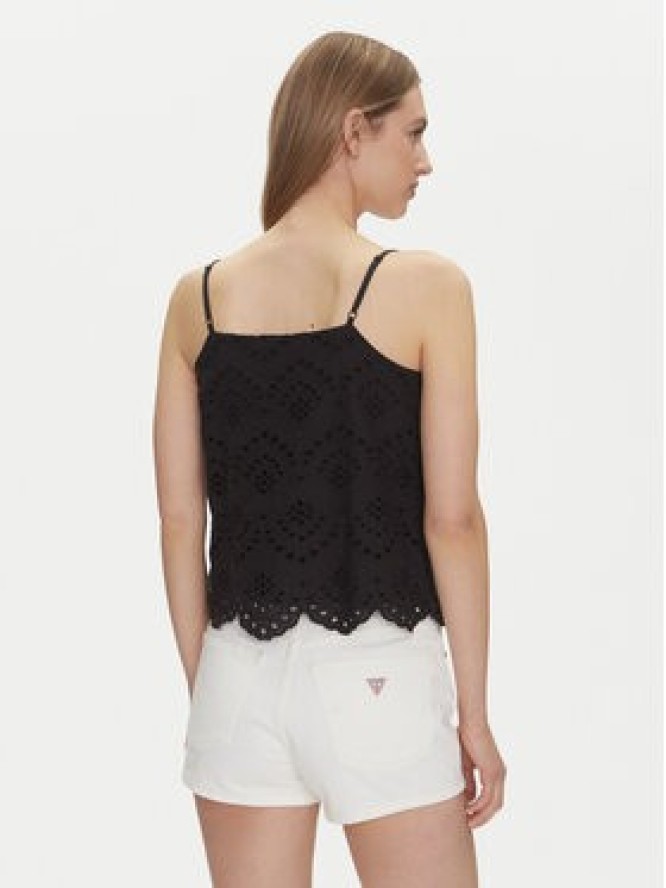 Pieces Top Vilde 17156563 Czarny Regular Fit