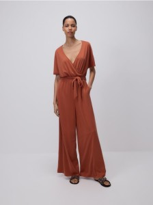 Kombinezon z modalem - miedziany