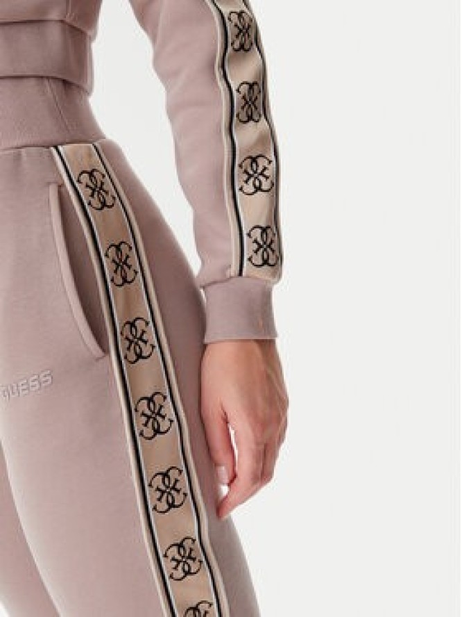 Guess Bluza V3RQ12 KB3P2 Brązowy Regular Fit