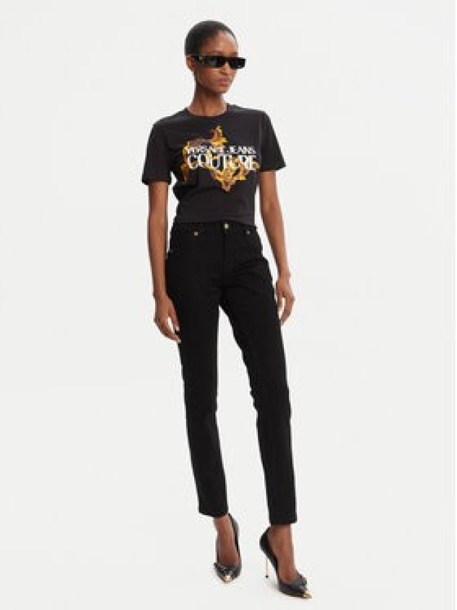 Versace Jeans Couture Jeansy 79HAB5J1 CDW00 Czarny Tapered Fit