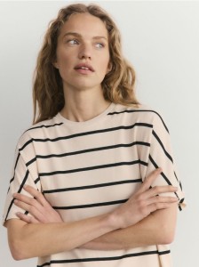 T-shirt oversize z modalem - Inny