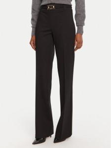 TWINSET Spodnie materiałowe 252TP2602 Czarny Flare Fit