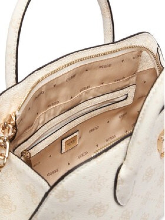 Guess Torebka Emelie Logo HWGP99 28060 Biały