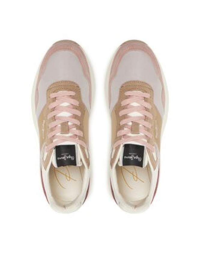 Pepe Jeans Sneakersy Kimi Glam PLS60042 Różowy