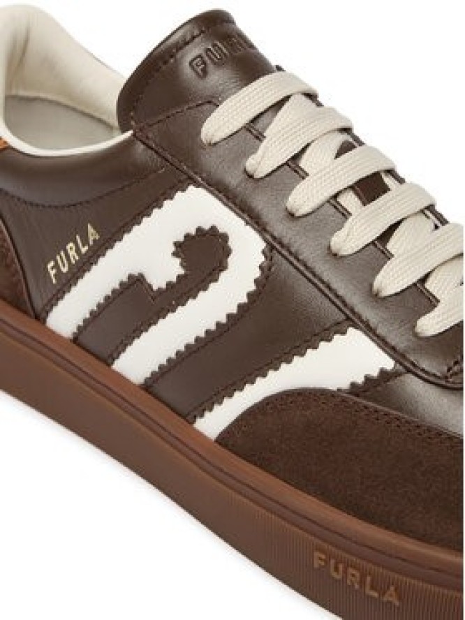 Furla Sneakersy Allegra Lace-Up YM52ALG BX4690 BD 5297S Brązowy ciemny