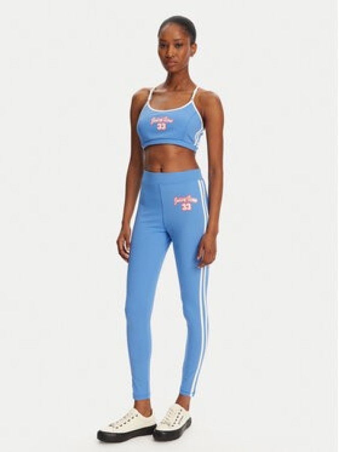 Juicy Couture Legginsy JCSML125405 Niebieski Slim Fit
