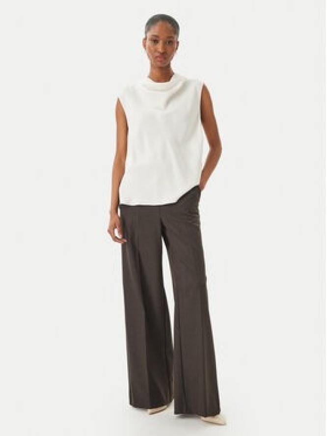 Calvin Klein Bluzka LV044F161G Biały Regular Fit