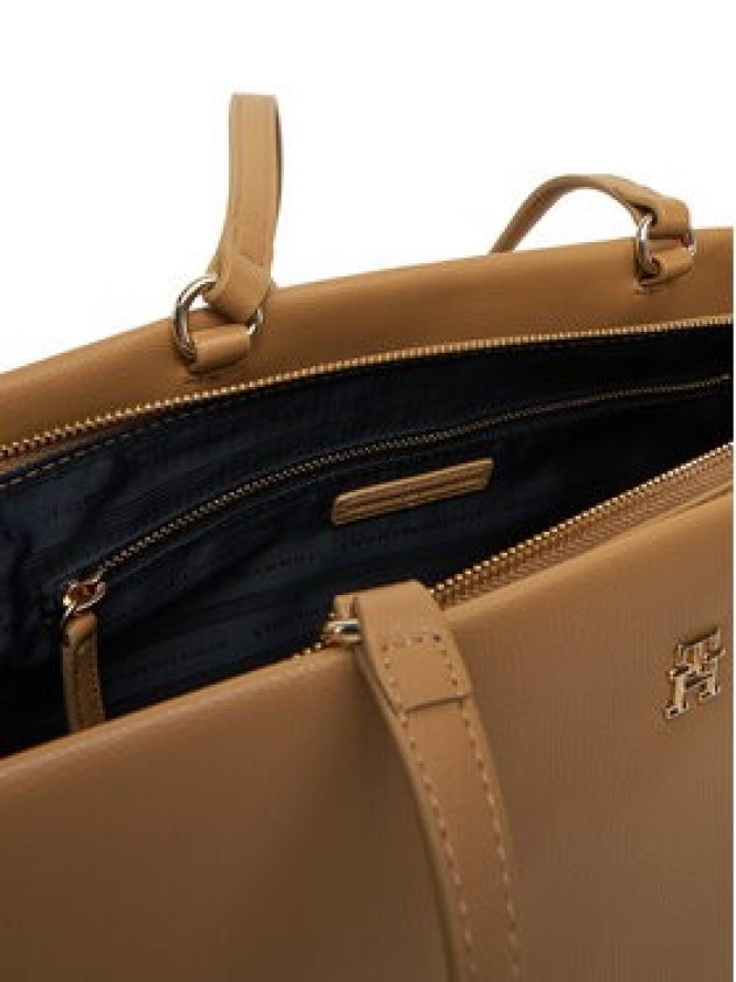 Tommy Hilfiger Torebka Th Legacy Tote AW0AW17197 Brązowy