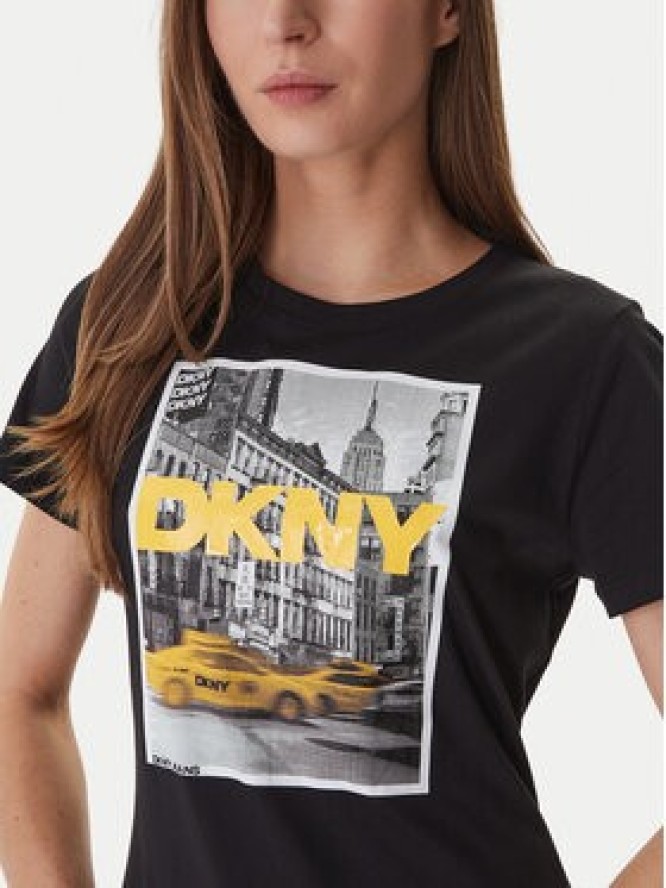 DKNY T-Shirt DJ6T1749 Czarny Regular Fit
