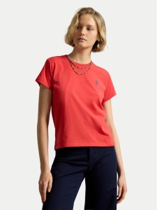 Polo Ralph Lauren T-Shirt 211B14605021 Czerwony jasny Classic Fit