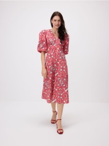 Sukienka midi - wielobarwny