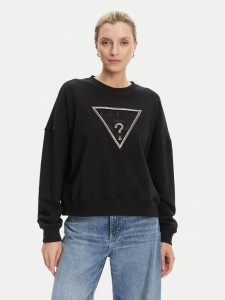 Guess Bluza W5YQ04 KC8I0 Czarny Regular Fit