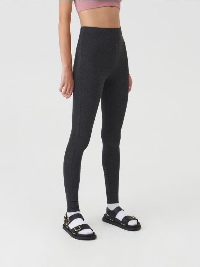 Legginsy basic - szary