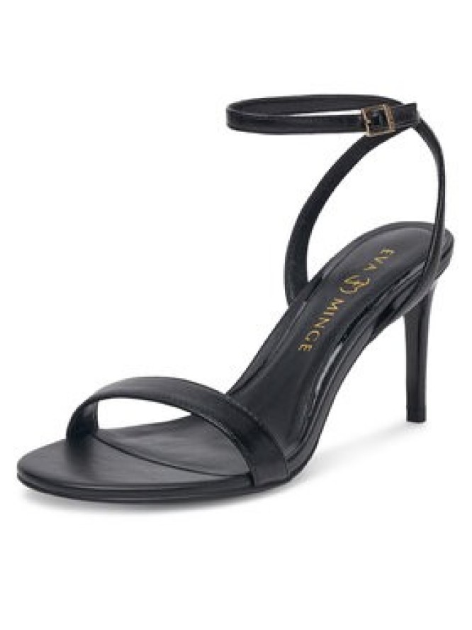 Eva Minge Sandały AGERATUM-LT133-6 Czarny