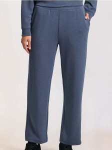 Spodnie z miękkiej dzianiny Soft Touch z dodatkiem wiskozy - niebieski