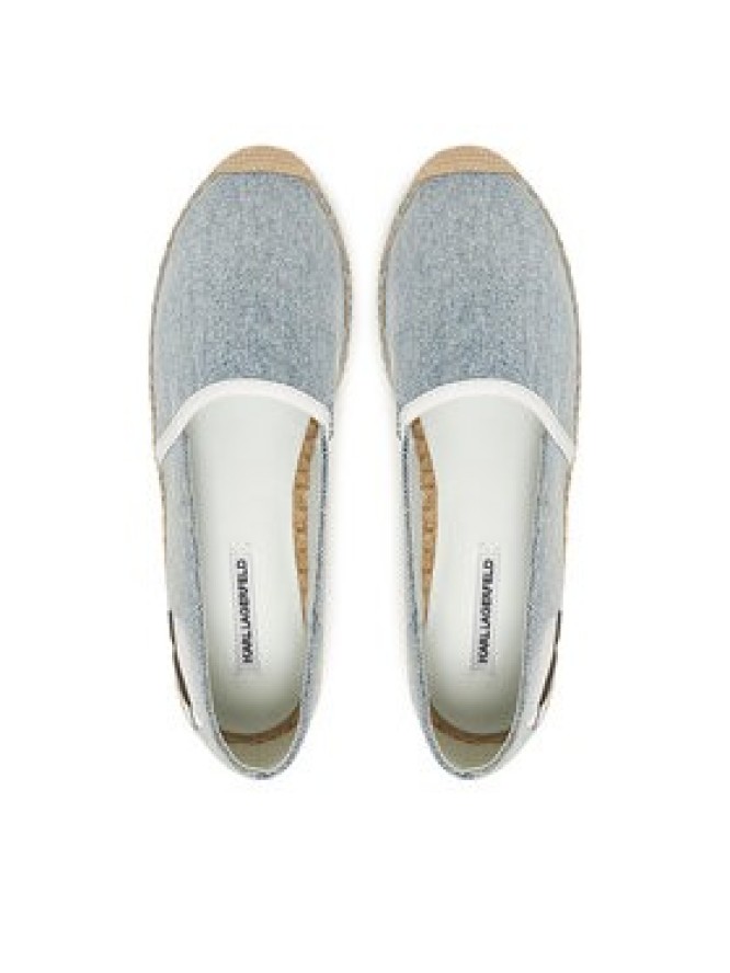 KARL LAGERFELD Espadryle KL80111 Niebieski